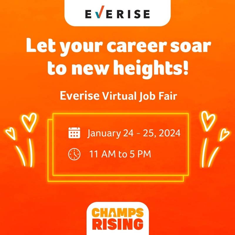 Everise Virtual Job Fair January 2425, 2024 Philippine Women's